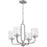 Craftmade Collins 4 Light Chandelier, Brushed Polished Nickel - 54224-BNK