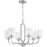 Craftmade Collins 6 Light Chandelier, Brushed Polished Nickel - 54226-BNK