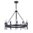 Craftmade Larrson 12 Light Chandelier, Flat Black - 54312-FB