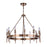 Craftmade Larrson 12 Light Chandelier, Satin Brass - 54312-SB