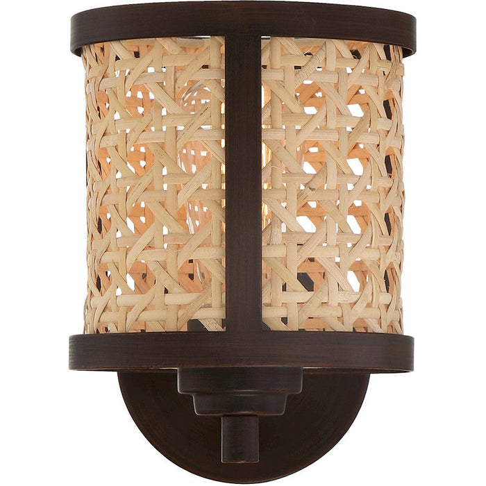 Craftmade Malaya 1 Light Wall Sconce, Aged Bronze Brushed