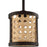 Craftmade Malaya 1 Light Mini Pendant, Aged Bronze Brushed