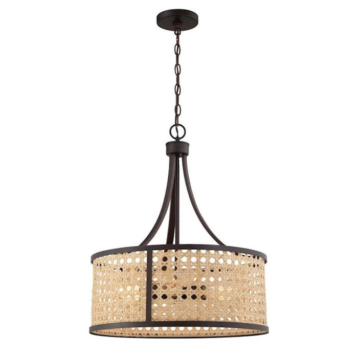 Craftmade Malaya 6 Light Pendant, Aged Bronze Brushed