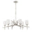 Craftmade Cadence 6 Light Chandelier, Satin Nickel - 54626-SN