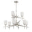 Craftmade Cadence 9 Light Chandelier, Satin Nickel - 54629-SN