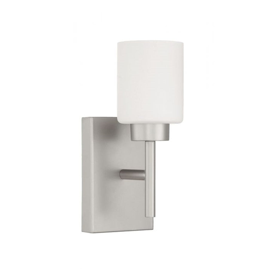 Craftmade Cadence 1 Light Wall Sconce, Satin Nickel - 54661-SN