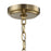 Craftmade Stanza Chandelier, Polished Nickel/Brass