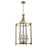 Craftmade Stanza 4 Light Foyer, Polished Nickel/Brass