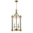 Craftmade Stanza 4 Light Foyer, Polished Nickel/Brass