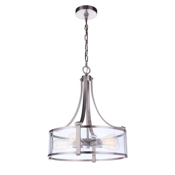 Craftmade Elliot 5 Light Pendant, Polished Nickel - 55395-BNK