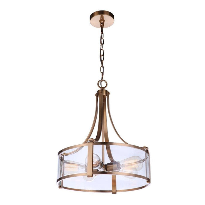 Craftmade Elliot 5 Light Pendant, Satin Brass - 55395-SB