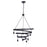 Craftmade Tranquil 10 Light Chandelier, Flat Black - 55410-FB