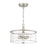 Craftmade Hailie 4 Light Convertible Chandelier, Nickel - 55654-SN