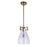 Craftmade Chardonnay 1 Light Mini Pendant, Satin Brass - 55891-SB