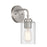 Craftmade Stowe 1 Light Wall Sconce, Nickel - 56001-BNK