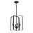 Craftmade Stowe 4 Light Foyer Pendant, Flat Black - 56034-FB