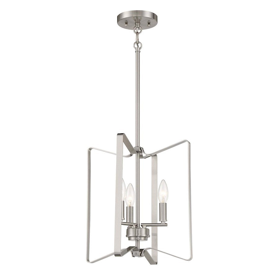 Craftmade Shayna 3 Light Foyer Pendant, Brushed Polished Nickel - 56133-BNK