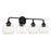 Craftmade Glenda 4 Light Vanity, Flat Black - 56204-FB