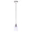 Craftmade Romero 1 Light Mini Pendant, Nickel - 56491-BNK