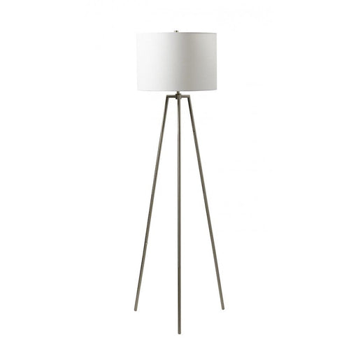 Craftmade 59" Table Lamp, Brushed Polished Nickel/Off White Linen - 86247