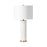 Craftmade 15" Table Lamp, Satin Brass/Off White Linen - 86248