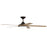 Craftmade Delaney 60" Ceiling Fan, Espresso/Mesquite blades/Light kit - DLY60ESP5