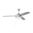 Craftmade Phaze 52" 3 Blade Fan with Light Kit, Nickel - EPHA52BNK3-BNGW