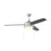 Craftmade Phaze 52" Fan with Light Kit, Nickel