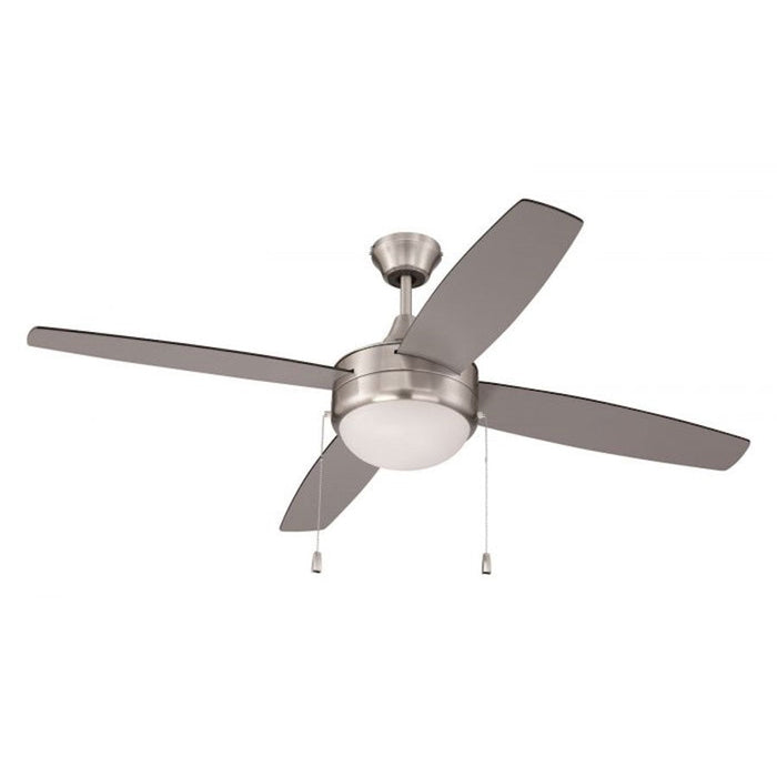 Craftmade Phaze 52" Fan with Light Kit, Nickel