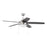 Craftmade Phaze 52" Fan with Light Kit, Nickel