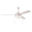 Craftmade Phaze 52" 3 Blade Ceiling Fan with Light Kit, White - EPHA52W3