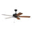 Craftmade 52" Fortitude Ceiling Fan, Espresso - FOR52ESP5