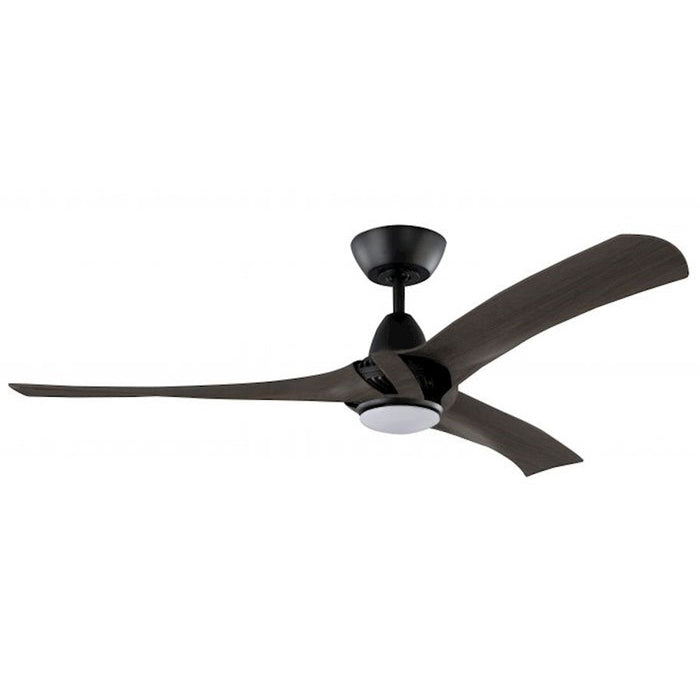 Craftmade Genesis 52" Ceiling Fan, Flat Black - GEN52FBGW3