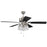 Craftmade Kate 3 Light Ceiling Fan w/Blades, Brushed Polished Nickel - KTE52BNK5