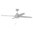 Craftmade Maddie 52" Ceiling Fan, Nickel/Greywood - MDE52PN4