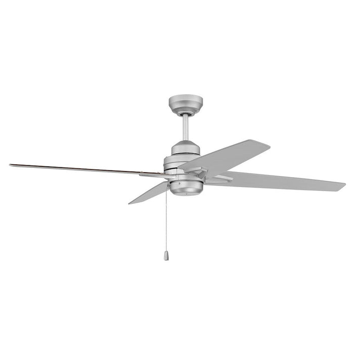 Craftmade Maddie 52" Ceiling Fan, Nickel/Greywood - MDE52PN4