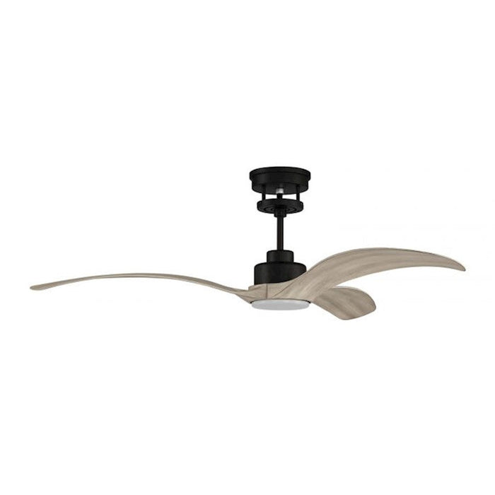 Craftmade Mesmerize 60" Ceiling Fan, Flat Black - MES60FB3