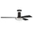 Craftmade Manning 52" Manning Ceiling Fan, Black/ Nickel - MNG52FBBNK3