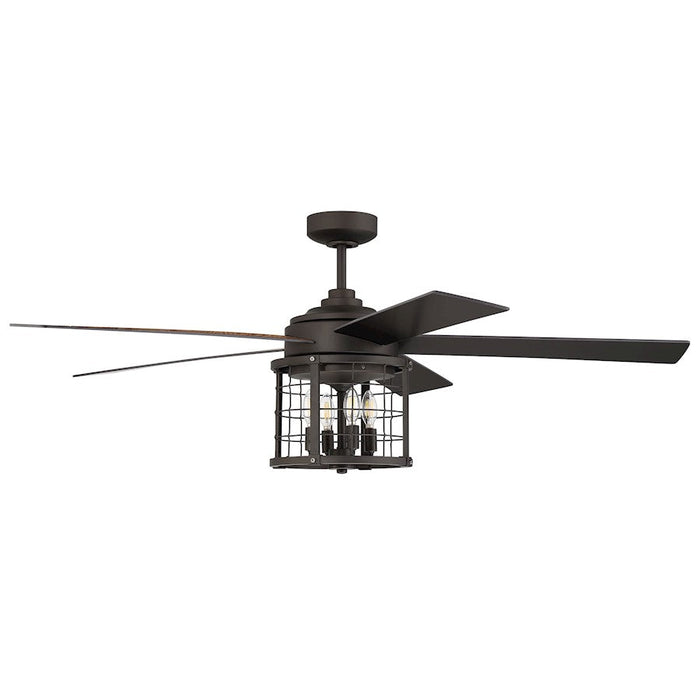 Craftmade Nicolas 56" Ceiling Fan, Espresso/Walnut/Mesquite - NIC56ESP5