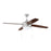 Craftmade 52" Phaze 4 Ceiling Fan, Brushed Nickel/Walnut - PHA52BNK4-UCI