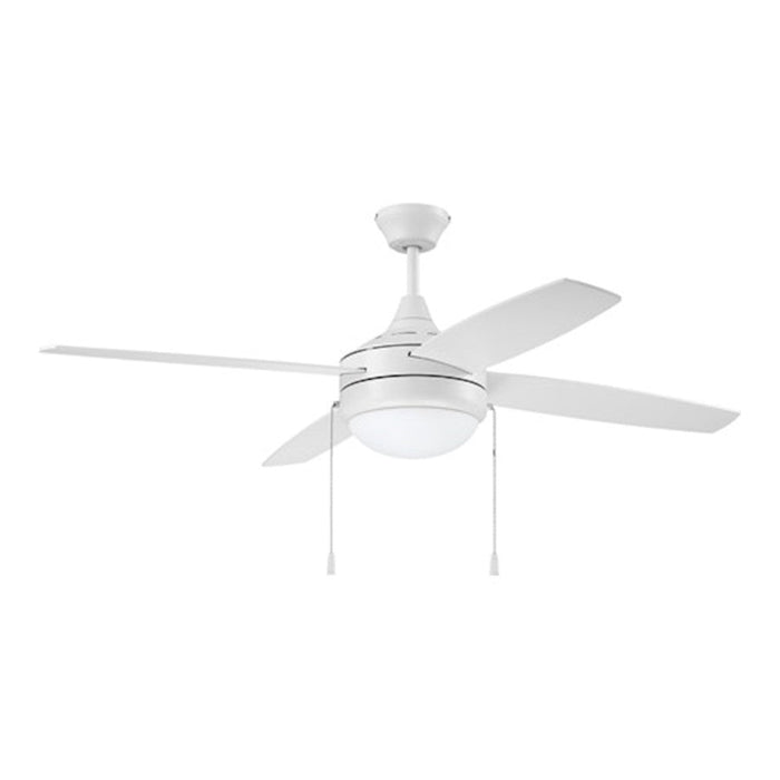 Craftmade 52" Phaze 4 Ceiling Fan, White - PHA52W4-UCI