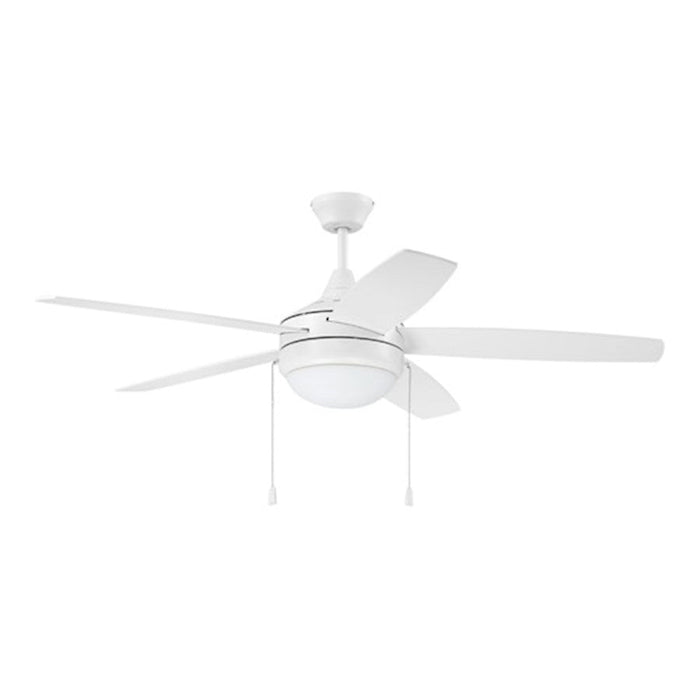 Craftmade 52" Phaze 5 Ceiling Fan, White - PHA52W5-UCI