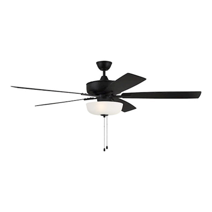 Craftmade Super Pro 111 60" Fan With Blades, White Bowl Light Kit