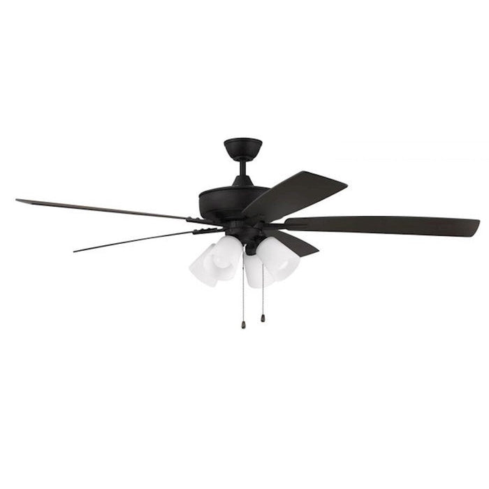 Craftmade Super Pro 60" Fan with Blades 4 Light Kit WH , ESP - S114ESP5-60ESPWLN