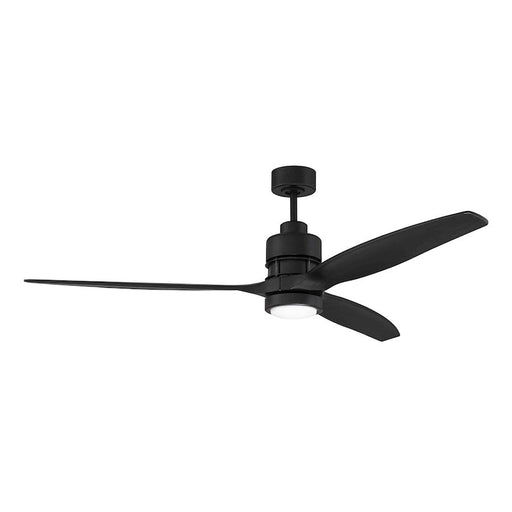 Craftmade 60" Sonnet Ceiling Fan Kit, Flat Black - SON52FB-60FB