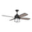 Craftmade 52" Waterfront Ceiling Fan, Flat Black - WAT52FB4