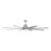 Craftmade Wingtip 72" Ceiling Fan with Blades, Nickel - WTP72BNK8