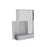 Craftmade Aria II Large Outdoor Wall Lantern, Satin Aluminum - ZA1220-SA-LED