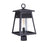 Craftmade Becca 1 Light Large Outdoor Post Mount, Matte Black - ZA2725-TB