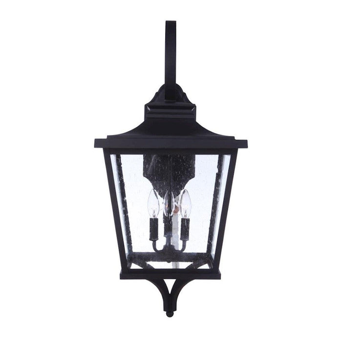 Craftmade Tillman 3 Light Outdoor Lantern, 60W, Matte Black - ZA2934-TB